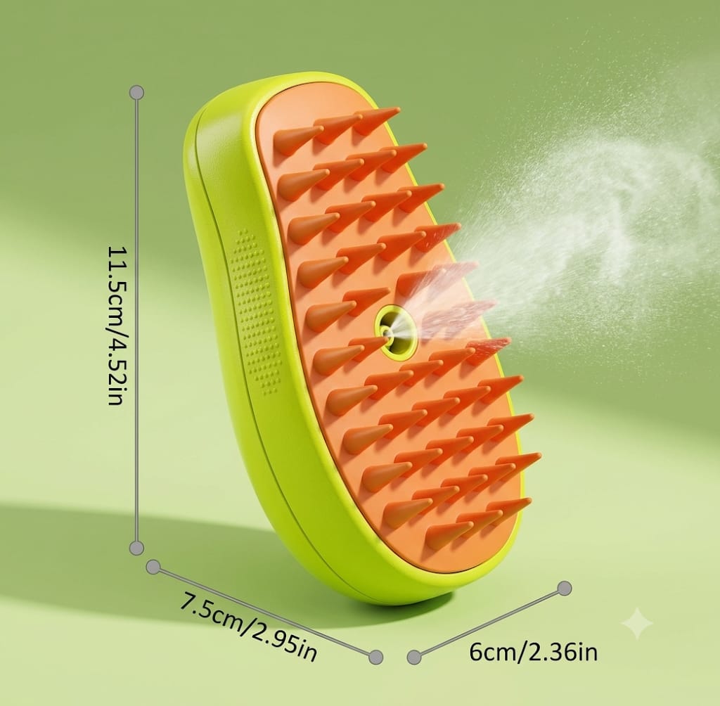 3-in-1 Smart Spray Pet Grooming Brush