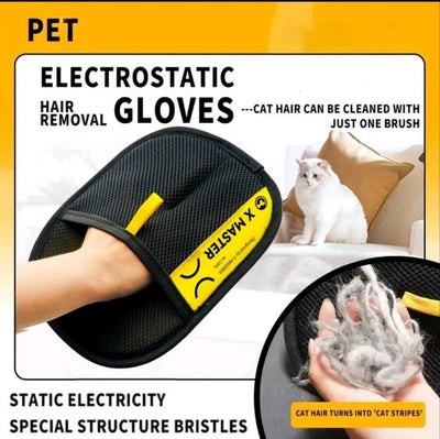 Electrostatic Pet Hair Removal Grooming Glove🐈🐕